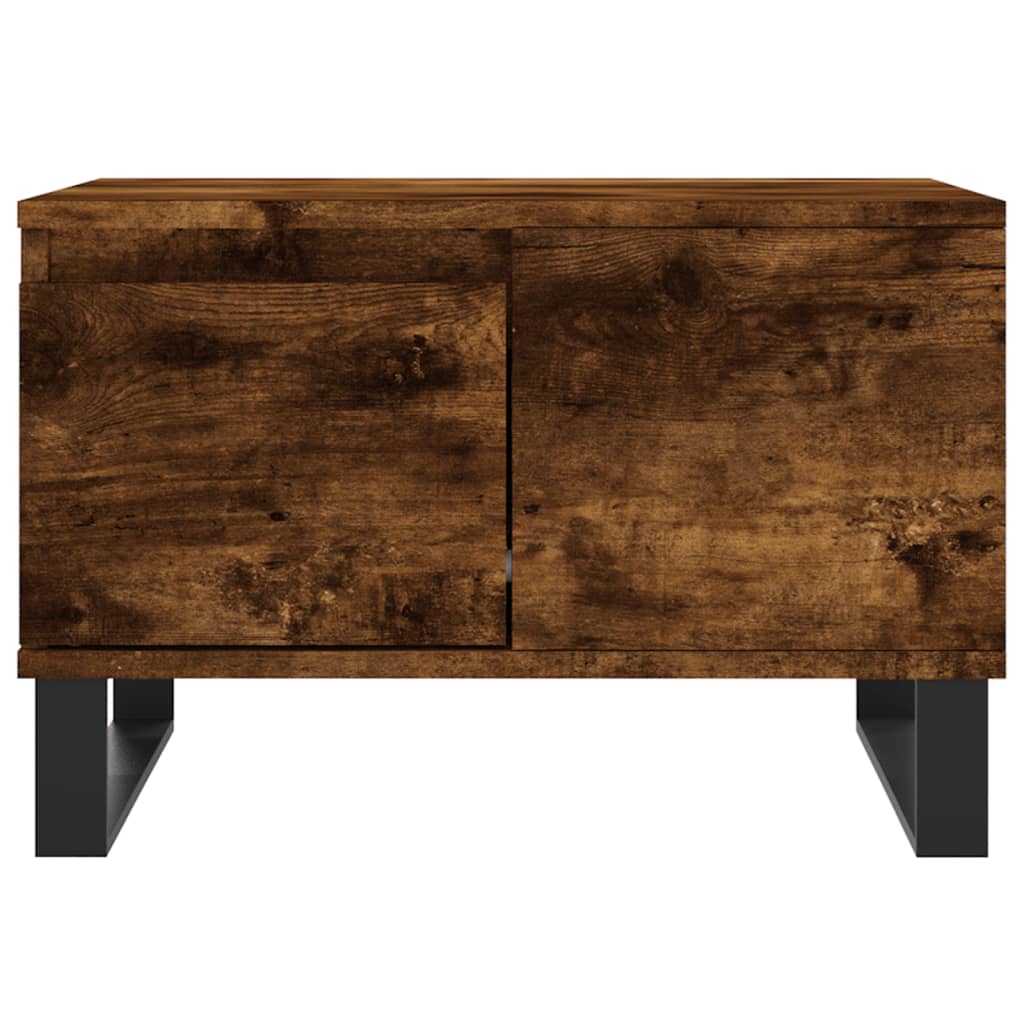 Coffee Table Smoked Oak 55x55x36.5 cm Particleboard