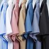 Hodo Men's Summer Mulberry Silk Blend Short-Sleeve Shirt