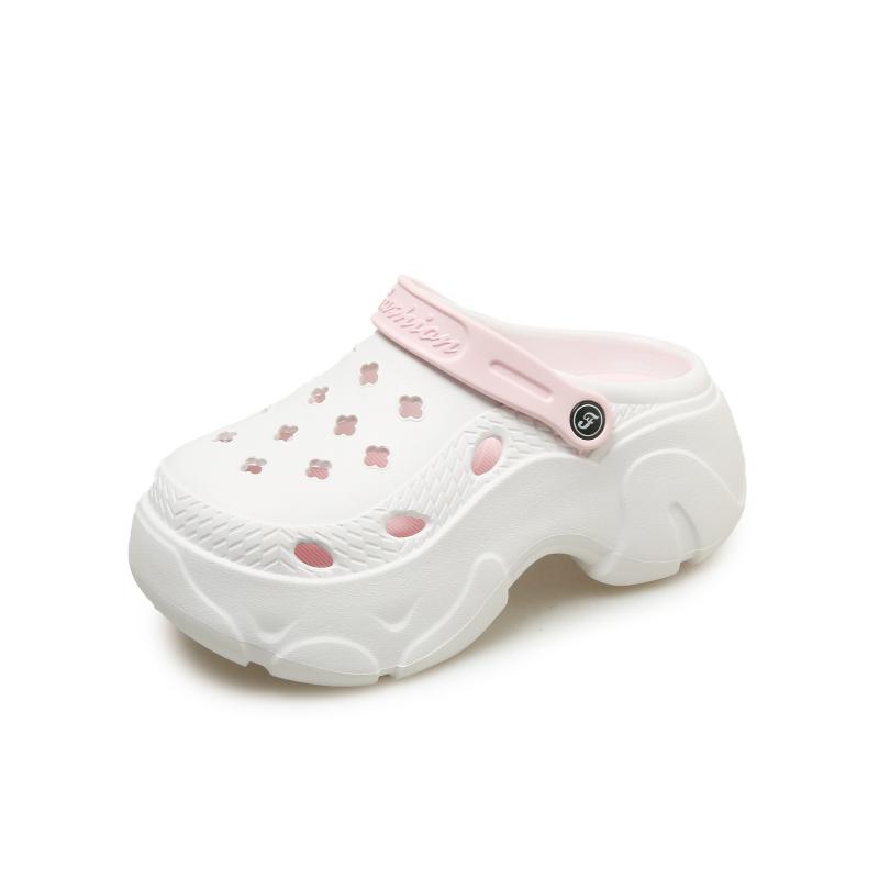 2024 Women's Thick Sole Sandals Platform EVA Clogs Garden Shoes for Women Outdoor Chunky Non Slip Beach Slippers