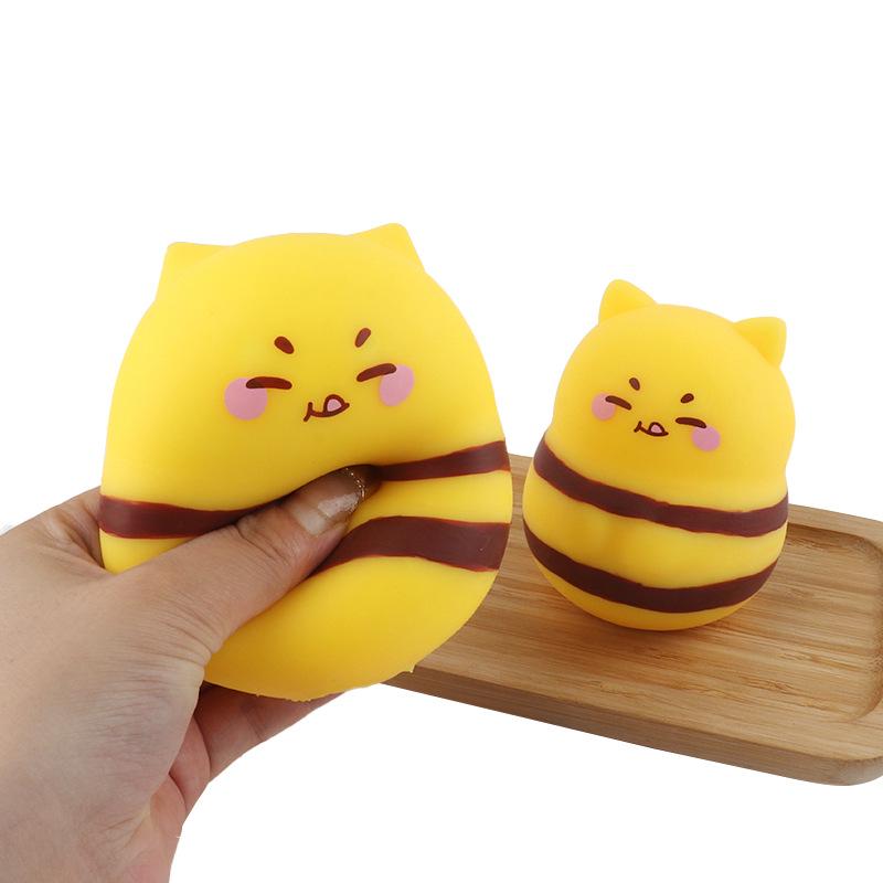 Chubby Little Bee Squeeze Ball - Slow Rebound Stress Relief Toy for Kids