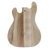 Gitarrenkörperteile, Handgefertigtes Gitarrenzubehör Auf weißem Holzbecken für PB-Stil