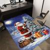 1pc Christmas, Santa Carpet Office Rug Outdoor Mat Home Decor Area Carpet Festival Gift