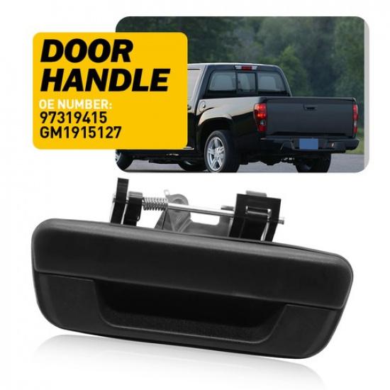 Black Tailgate Back Rear Latch Door Handle Fit 2004-2014 Chevrolet Colorado