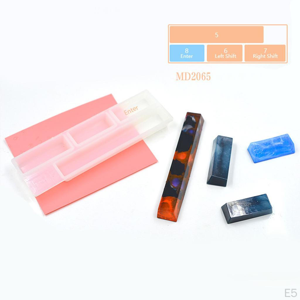 Resin Casting Tool Silicone S In Keyboard Shapes for Chocolate, Jelly, Sweets, Desserts, Baking Soap