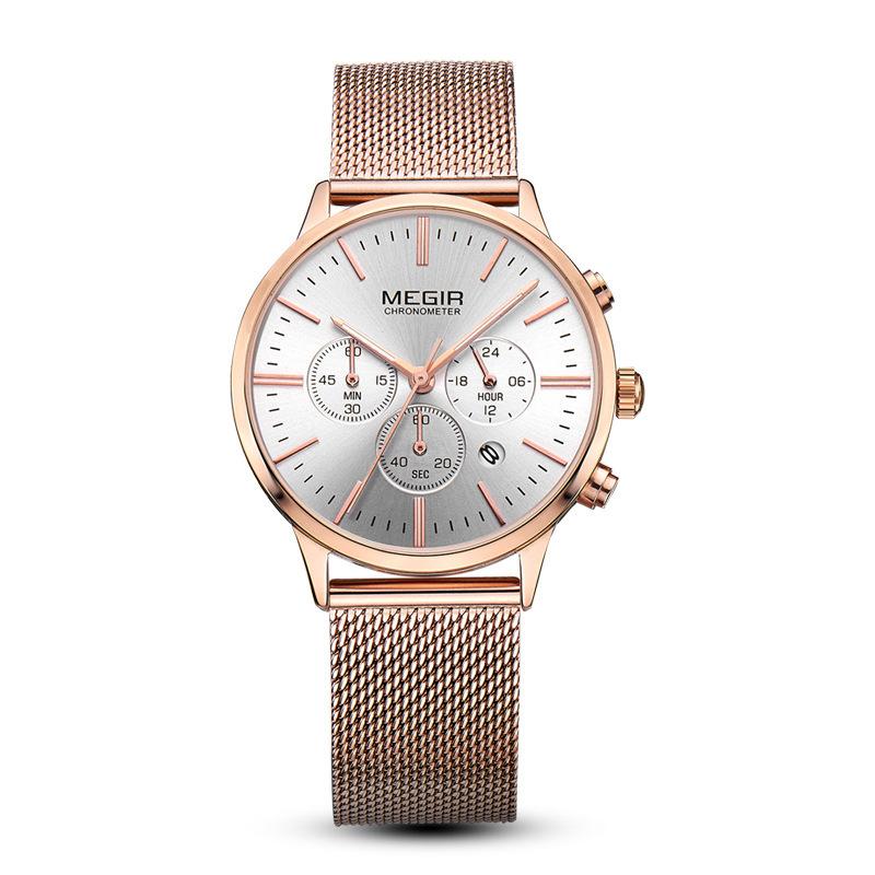 Multifunctional Watch Fashion Waterproof Chronograph Women'S Watch Quartz Watch 2011M