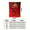 Cr7 Wall Tapestry Aesthetic Wall Hanging Printed Fabric Blanket Decorative Tapestries For Bedroom Living Room Home Decor