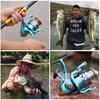 Spinning Reels Aluminum Spool  5.5:1 High Speed Smooth Drag Power 6.4KG Outdoors Fishing Tools