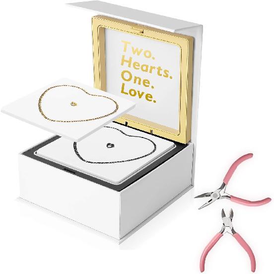 HERSIN Permanent Bracelet Kit Forever Bracelet Making for Couples Gift Friendship Bracelets DIY Locked Bracelet Christmas Valentine s Day for His and