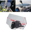 Universal Motorcycle Windshield Extension Adjustable Spoiler Clamp-On Windscreen Deflector Suitable For All Motorcycle Models