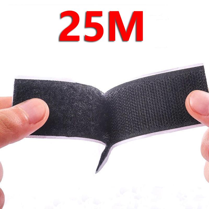 10Meters Strong Self Adhesive Hook and Loop Fastener Tape Magic Strips Industrial Strength Sticky Fastener DIY Craft Accessories