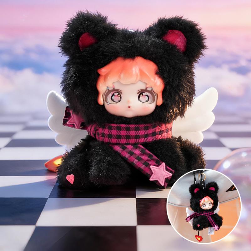 Etta Star Wing Illusion Plush Blind Box Stuffed Keychain Bag Charm Pendant Desktop Ornament Collectible Toy For Birthday Gift