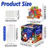 Christmas Blue Deep Theme Pattern Gift Box Holiday Decoration Atmosphere Prop