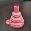 Collapsible Food-Grade Silicone Funnel for Liquids, Oil, Wine; Portable, Retractable, and Multi-Diameter; Weighs 11g-14g.