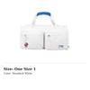 Li Ning Polyester Gym Bag Unisex Standard White/Basic Black YBLV033A1