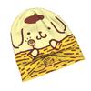 Sanrio Pompompurin Adult Knit Hat - Warm Winter with Iconic Pompom Purin, Cozy for City Walks & Casual Outfits, Stylish Culture Accessory Suitable for