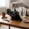 Open Palm Hand Shape Tray Multi-purpose Hand Sculpture Craft Decorative Ornament  Key Storage
