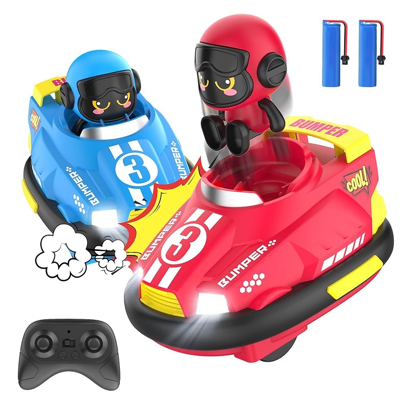 

DEERC radio control car radio controlled car For kids toys rc car remote control car kids radio control remote control bumper car Battle mode LED