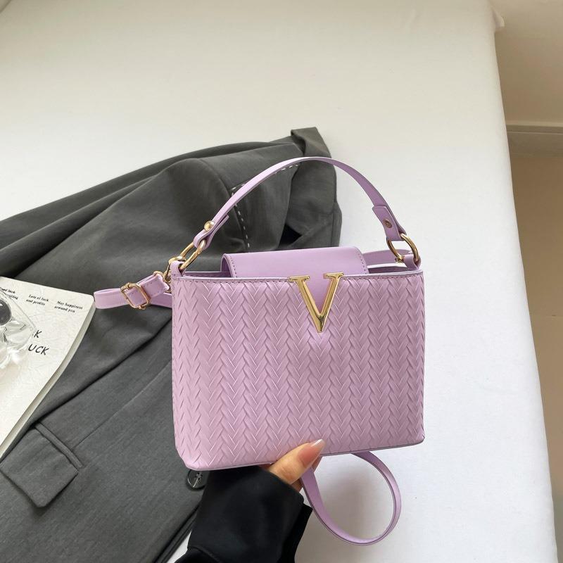 Fashion Texture Summer Large Capacity New Light Luxury Texture Casual Shoulder Crossbody Portable Small Square Bag
