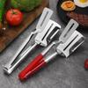 304 Stainless Steel Multi-functional Kitchen Tongs & Fish Spatula for BBQ, Steak, Bread, and More