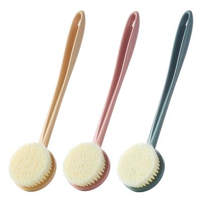 Cepillo de Bañera y Ducha de Mango Largo Cepillo de Baño Cepillo Suave para Lavar el Cuerpo Cepillo de Mano para Frotar la Espalda Masajeador de Piel Herramienta de Baño