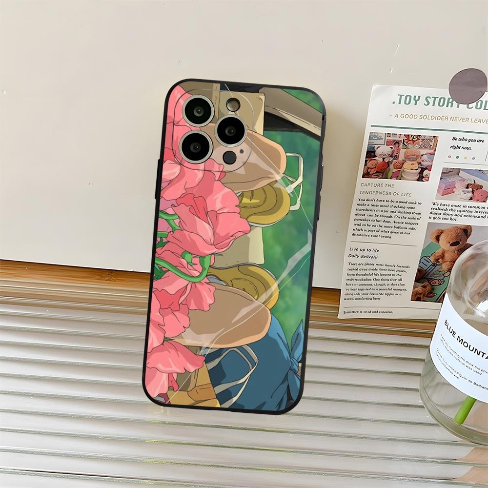 S-Spiriteds Flower A-Away Phone Case Fundas For Iphone 13 17 11 15ProMax 14 12 16 Pro Xs Max Mini Xr X Plus Coque