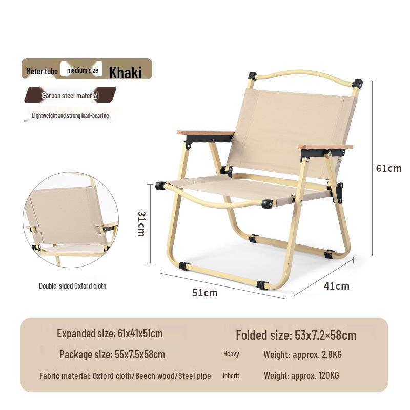 Kermit Outdoor Folding Aluminum Alloy Camping Chair