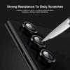 Matel Bumper Camera Protector Ring Cap Case for Samsung Galaxy S23 S22ultra A14 A24 A34 A54 5G A25 S23FE Back Tempered Glass Lens Cover