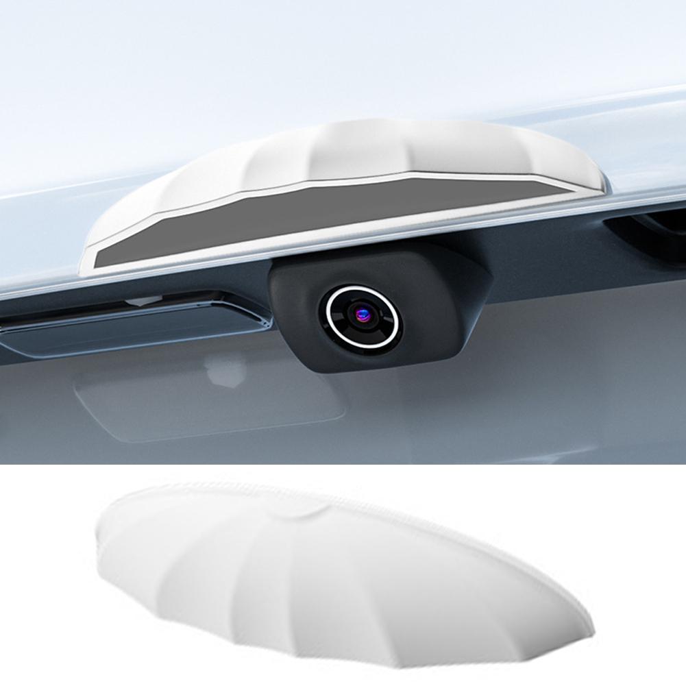 Car Rear Camera Rain Cover - Thickened & Widened Silicone, Non-Destructive Installation, Suitable for All Car Car Models, Clear