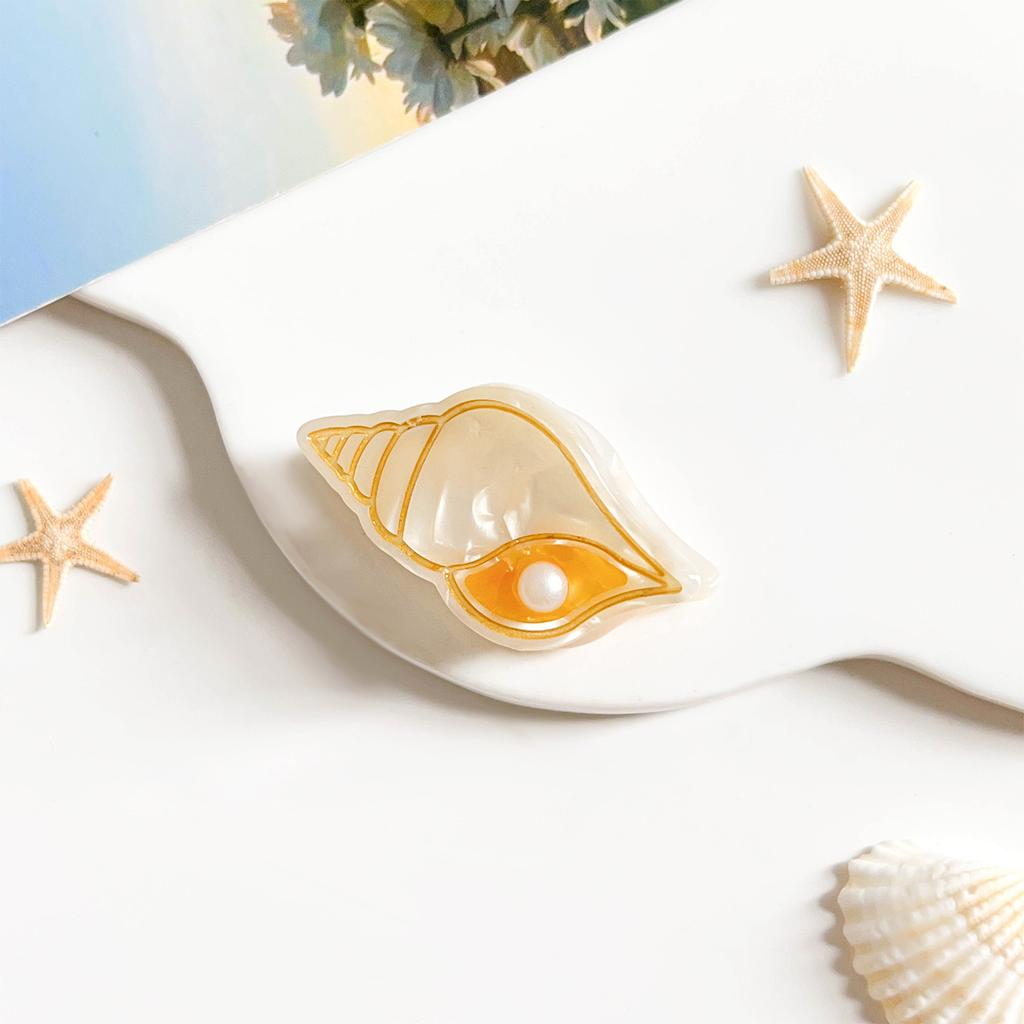 Cartoon Meereskleintier-Haarspangen sind kleine und zarte Acetat-Pfannen-Haarspangen, Pferdeschwanz halb gebundene Haiklammern