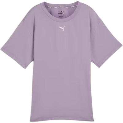 Camiseta Feminina Cloudspun Macia Absorvente de Umidade Gola Careca Manga Curta Lilás Claro 525776-30