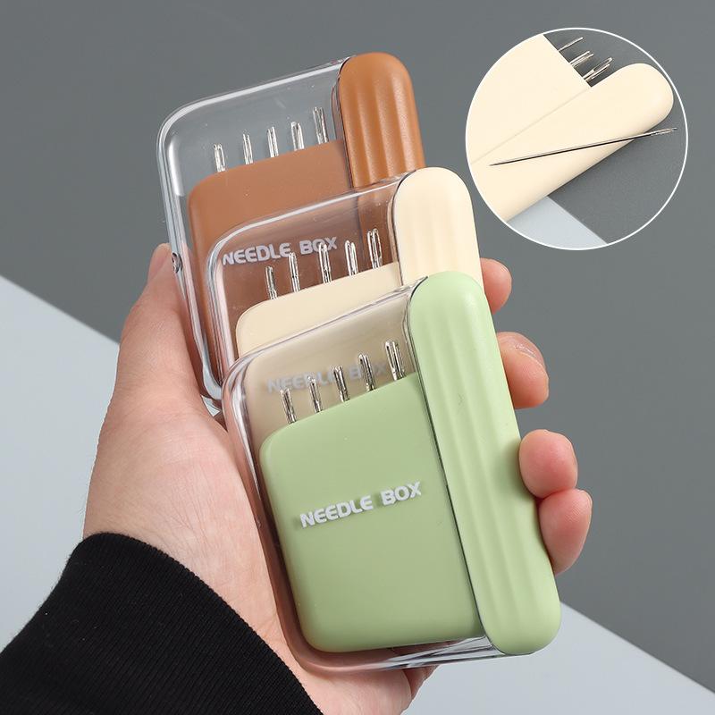 4pcs New Fashion Magnetic Sewing Box with 10 Needles, Household High-end Quality Repair Tools, Needle and Thread Storage Box Set.
