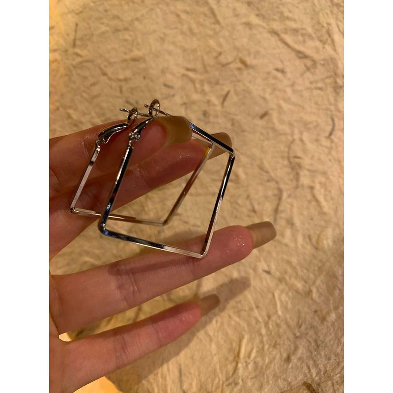 Square Best Selling Personalized Minority Design Sense Earrings