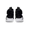 Nike Zoom Soldier 11 Round Toe Flat Sole Non-Slip Shock Absorption High Top Kids Basketball Shoes Kids basketball shoes Black White AJ6985-002