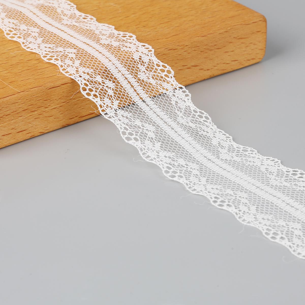 

10 ярдов/пакет полиэстер кружева DIY одежда аксессуары для волос ткань ручной работы Width: 4 cm Length: 9 m