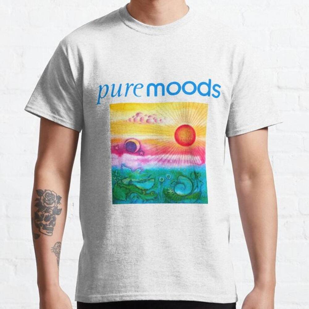 

Pure Moods (Pure 90 s Nostalgia Moods) Classic T-shirt Tops Tee 4XL