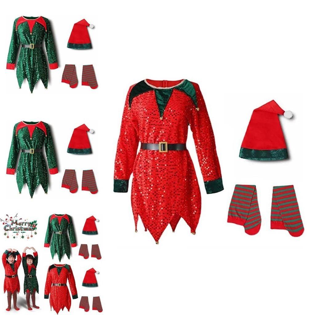 Colorful Santa Claus Fancy Dress Outfits For Role Play