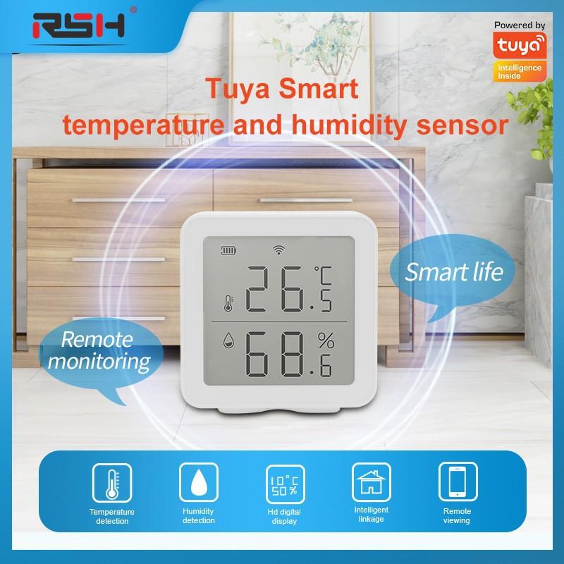 Smart wifi temperature humidity sensor wireless detector intelligent linkage electronic temperature and humidity meter sensor