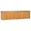 VidaXL Boîte de jardin 200x50x55 cm Bois massif de teck