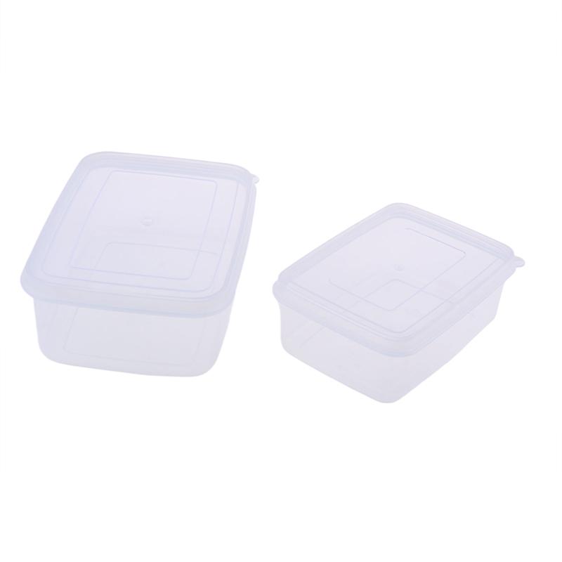 300/500 ml recipient dreptunghiular din plastic transparent special pentru frigider sigilat cutie de depozitare bucatarie de calitate alimentara