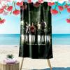 Left Dead Print Beach Towel Large Soft Quick Dry Towel For Beach Camping Swimming