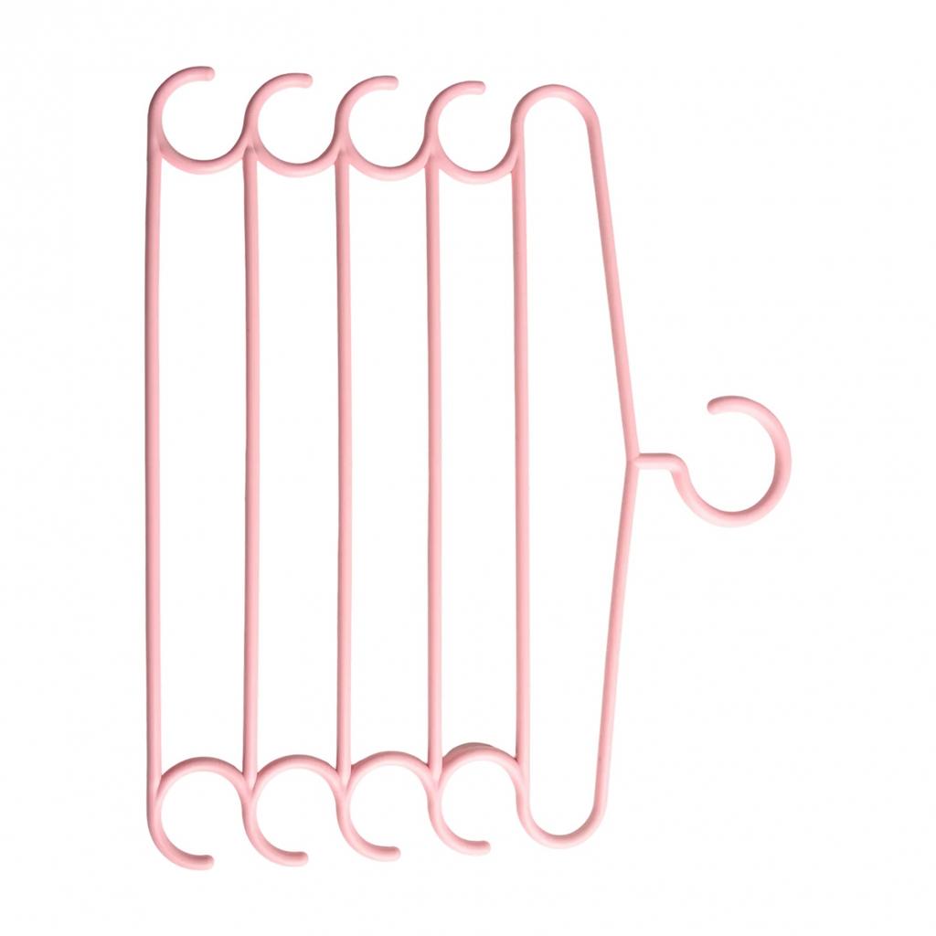 Multi Layer Plastic Hanger for Maximizing Closet Storage Efficiency