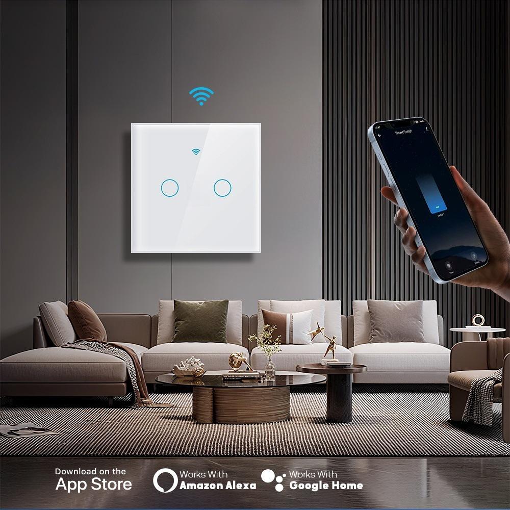 Graffiti Smart WiFi Wall Switch with App & Alexa Voice Control