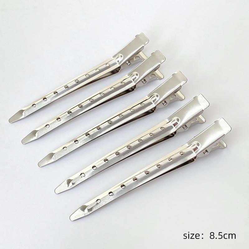 20Pcs Metal Duckbill Clip Crocodile Curly Hairpin Barrettes Hairstyle Holder Fluffy Hair Root Salon Haircut Headwear Bobby Pin