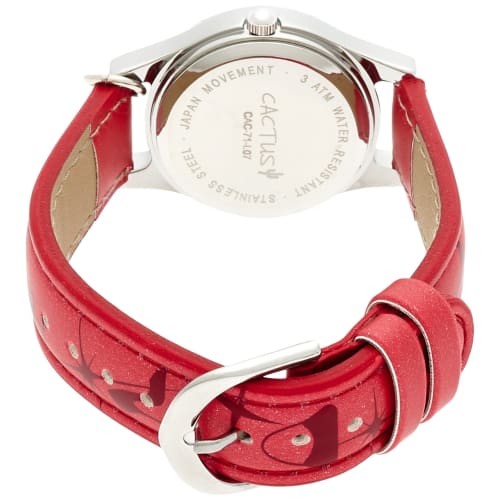 Cactus Kids' Watch with Charm, CAC-71-L07, Officially Imported, Red