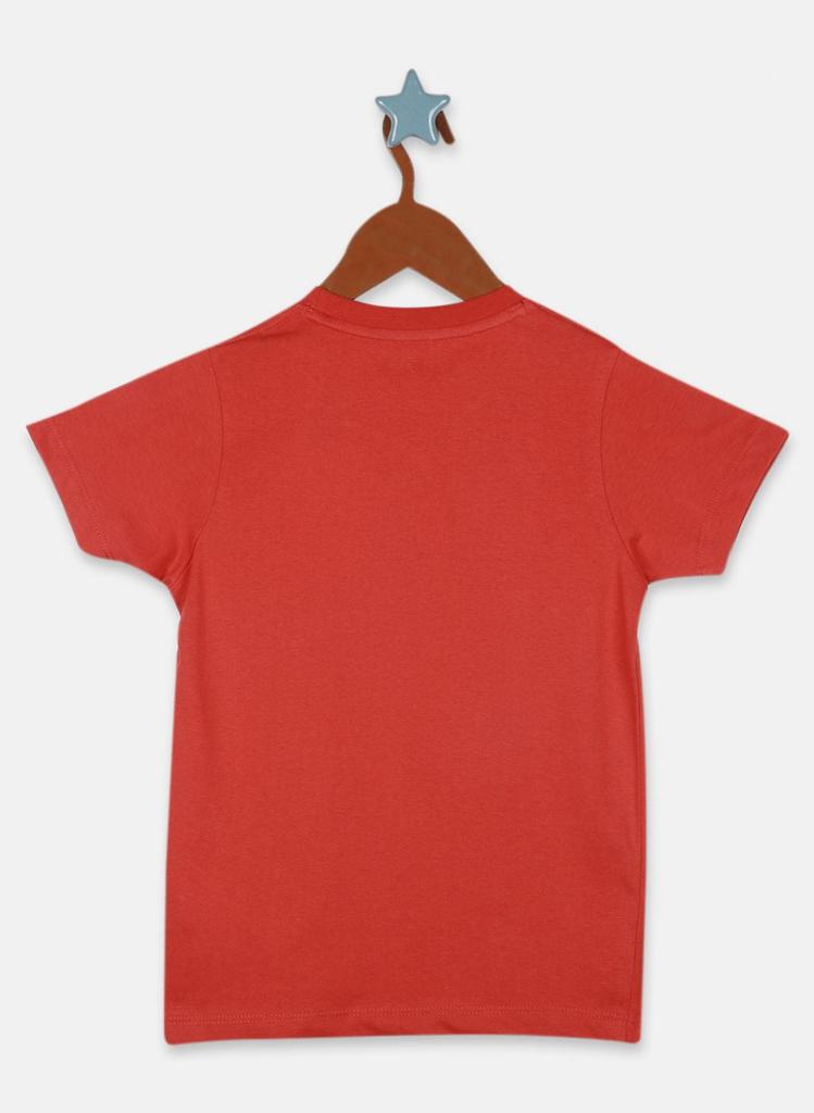 Monte Carlo Boy Regular Fit Rust Tshirt