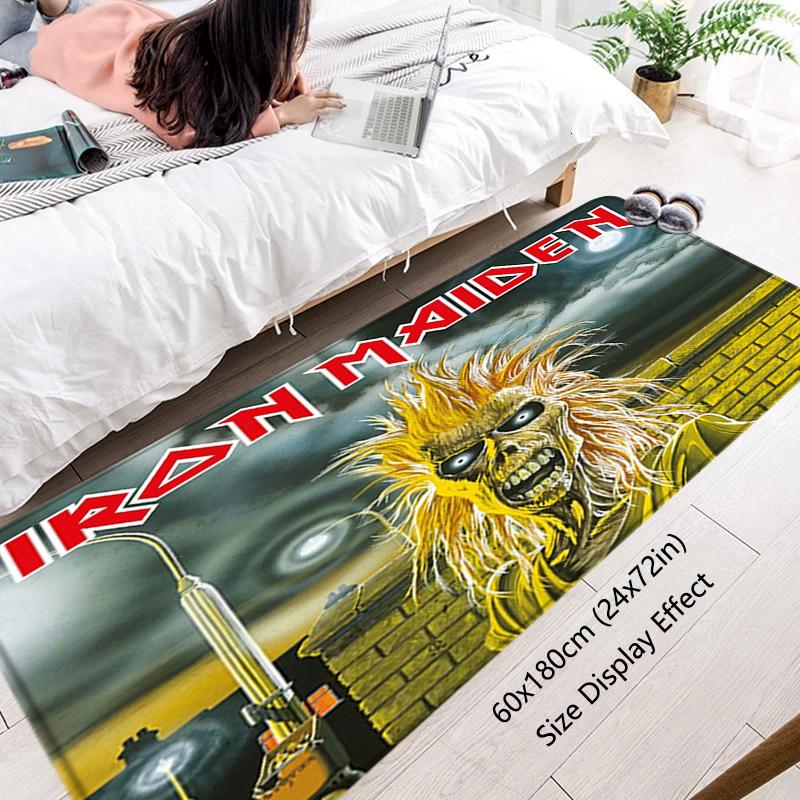 Corridor Doormat Heavy Rocks Metals Band Rugs Interior Foot Carpets Entrance Floor Mats Non-slip Yoga Rug Home Decor Prayer Mat