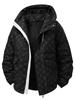 Men's 2025 Winter Down Jacket - French Style, Trendy Korean B-Print, White Duck Down Warm Outerwear.