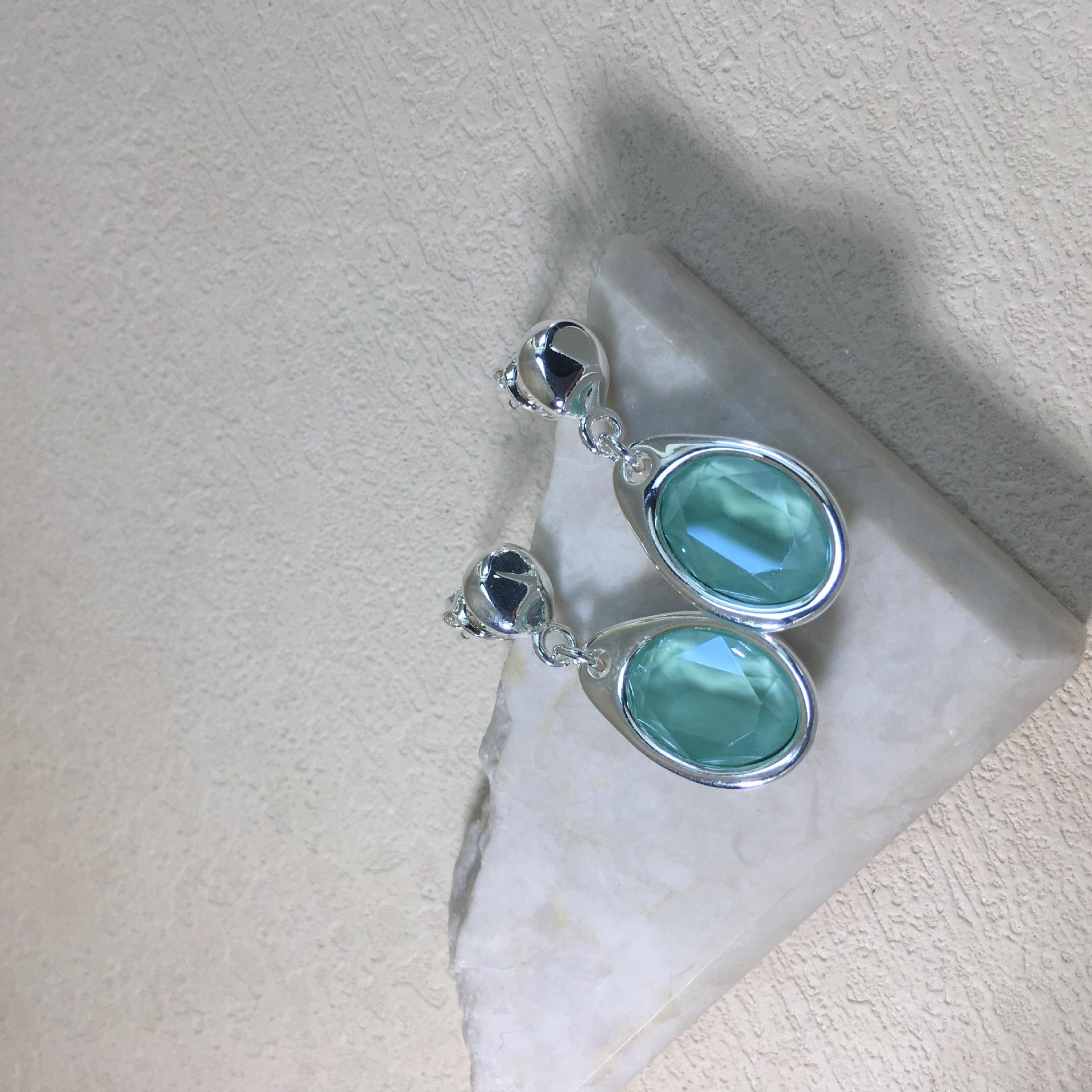 UNOde50 2024 Best-Selling European & American Blue Gemstone Earrings - Romantic Women s Jewelry.