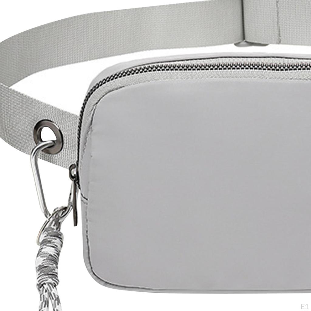 Belt Bag, Nylon Crossbody Pouch, Adjustable Sport Waist Pack for Outdoor Activities