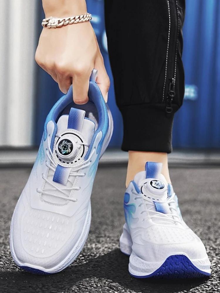 Fashion Mesh Upper Cushioned Insole Men's Casual Sneakers Breathable Running On Clearance Summer Sale Athletic Size 9 Male Sports Shoes